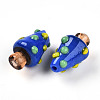 Handmade Lampwork Bumpy Beads LAMP-T022-02A-02-2