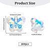 100Pcs Glass Charms GLAA-SP0001-66-2