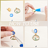 48Pcs 2 Styles Stainless Steel Stud Earring Findings STAS-BBC0010-23A-7