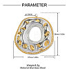 304 Stainless Steel Pendants STAS-OY018-22G-2