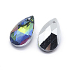 Faceted Glass Pendants GLAA-F069-S-3