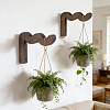 Wood Hanging Plant Support AJEW-WH0643-006-4