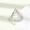 304 Stainless Steel Cuff Open Rings RJEW-P188-02H-P-2