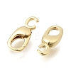Brass Lobster Claw Clasps KK-C255-10G-2
