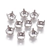 Non-Tarnish 316 Surgical Stainless Steel Sew on Prong Settings X-STAS-E470-01A-P-2