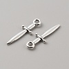 Tibetan Style Alloy Pendants PALLOY-CJC0013-03E-AS-2