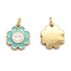 Brass Enamel Charms KK-O135-01E-2