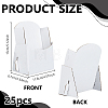 Corrugated Paper Mounted Brochure Stand Rack AJEW-WH0077-214-2
