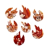 Natural Red Cherry Blossom Agate Carved Healing Fire Figurines PW-WG60816-01-5