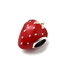 925 Sterling Silver Enamel European Beads STER-Z013-07P-02-2