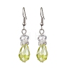 Teardrop Electroplate Glass Dangle Earrings EJEW-JE06796-4