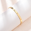 Brass Plain Bangles BJEW-C140-30G-1