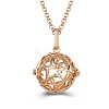 Start Alloy Cage Pendant Necklaces SW2952-7-1