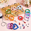 DIY Food Grade Silicone Beaded Pendant Decoration Making Kit DIY-GO0001-96-4