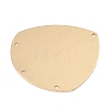 Brass 4-Hole Teardrop Chandelier Component Links KK-E805-02G-2