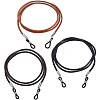 3Pcs 3 Colors Cowhide Neck Strap for Eyeglasses AJEW-CL0004-77-1