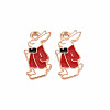 Alloy Enamel Pendants ENAM-T016-05C-RS-2