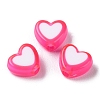 Heart Acrylic Beads TACR-S117-04H-1