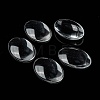 Transparent Oval Glass Cabochons LS-GGLA-R022-35x25-6