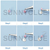 SUNNYCLUE DIY Dangle Earring Making Kits DIY-SC0014-10S-4