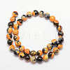 Natural Fire Crackle Agate Bead Strands X-G-K166-06F-10mm-02-2