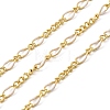 Brass Enamel Figaro Chains CHC-L053-09G-05-1