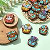 20Pcs 5 Styles Silicone Beads SIL-CJ0003-03-5