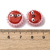 Fuuny Baking Paint Glass Enamel Beads LAMP-Q045-01H-5