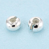 925 Sterling Silver Crimp Beads Covers STER-T008-37S-03-2