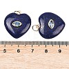 Dyed Natural Sesame Jasper Pendants G-Z134-04D-3