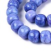 Ombre Effect Dyed Glass Beads Strands GLAA-N067-01A-12-3