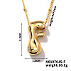 Simple and stylish copper pendant necklace with 26 English letters GF2554-6-1