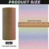 10 Yards Rainbow Color Polyester Tulle Fabric Rolls OCOR-WH0082-136A-2