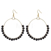 Glass Dangle Earrings EJEW-JE05817-01-1