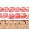 Cherry Quartz Glass Beads Strands G-F839-A29-01-3