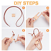 PU Imitation Leather Bag Drawstring Cord & Cord Slider Sets DIY-WH0453-50B-01-3