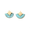 304 Stainless Steel Stud Earrings EJEW-Z089-37A-G-4