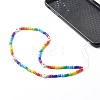 Glass Seed Beads Beaded Mobile Straps HJEW-JM00517-5