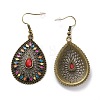 Bohemia Vintage Teardrop Dangle Earrings LS-EJEW-I261-06AB-2