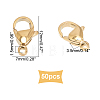Vacuum Plating 304 Stainless Steel Lobster Claw Clasps STAS-UN0018-95A-G-4