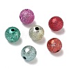 Spray Painted Acrylic Beads X-ACRP-Q018-8mm-M-2