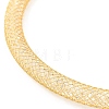 Brass Mesh Chain Bracelets for Women DIY-B066-02G-01-3
