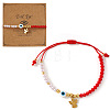 304 Stainless Steel Charm Bracelets PB8493-2-1