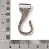 Non-Tarnish 304 Stainless Steel Hook Clasps STAS-C109-02P-3