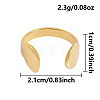 304 Stainless Steel Cuff Open Rings KI5039-2-1