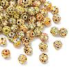 Alloy Rhinestone Beads KK-K415-02G-1