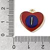 Printed Alloy Pendants ENAM-F160-06A-G-3