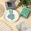 Plastic Uppercase Letter Clay Stamp Sets DIY-WH0591-269B-5