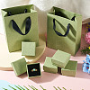 5Pcs Square Paper Jewelry Display Cases CON-TA0001-39A-01-8