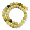 Natural Lemon Jade Beads Strands G-F591-27-6mm-4